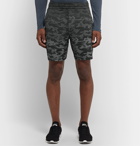 Lululemon - Pace Breaker Slim-Fit Camouflage-Print Swift Ultra Shorts - Gray
