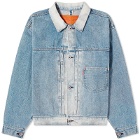 Levi’s Collections Men's Levi's x BEAMS Stay Loose Type I Denim Trucker Jacket in Vintage Wash
