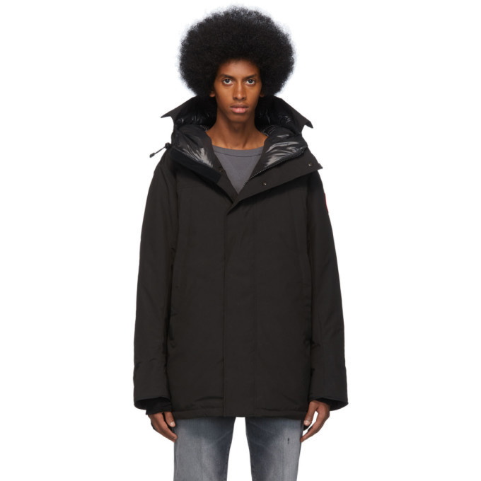 Photo: Canada Goose Black Down Sanford Parka