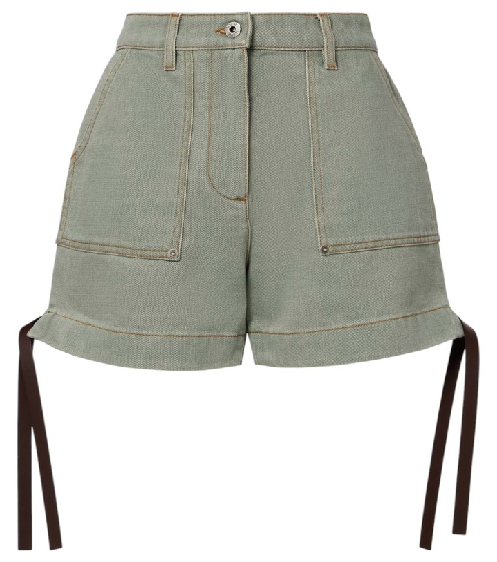 Photo: Loewe High-rise cotton cargo shorts