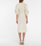 Deveaux New York - Sasha cotton poplin midi dress