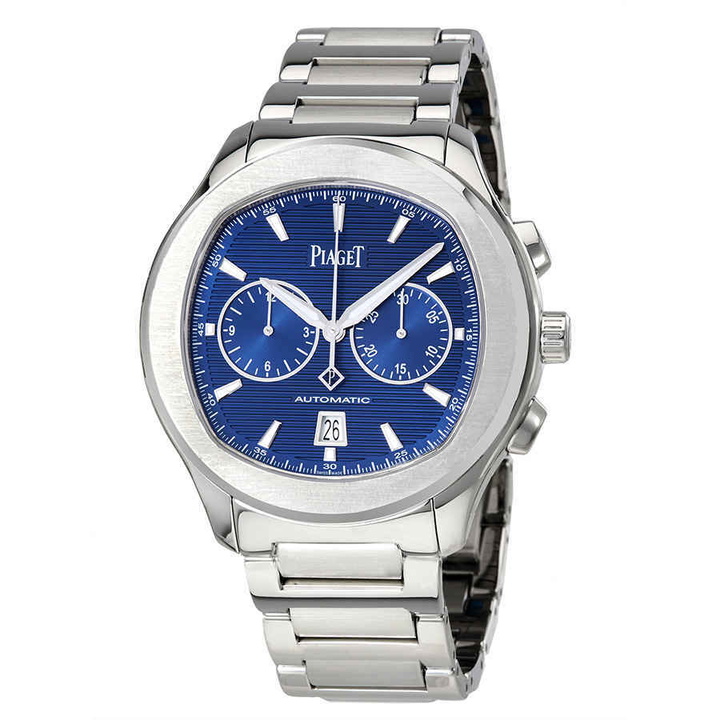Photo: Piaget Polo S Automatic Chronograph Blue Dial Mens Watch G0A41006