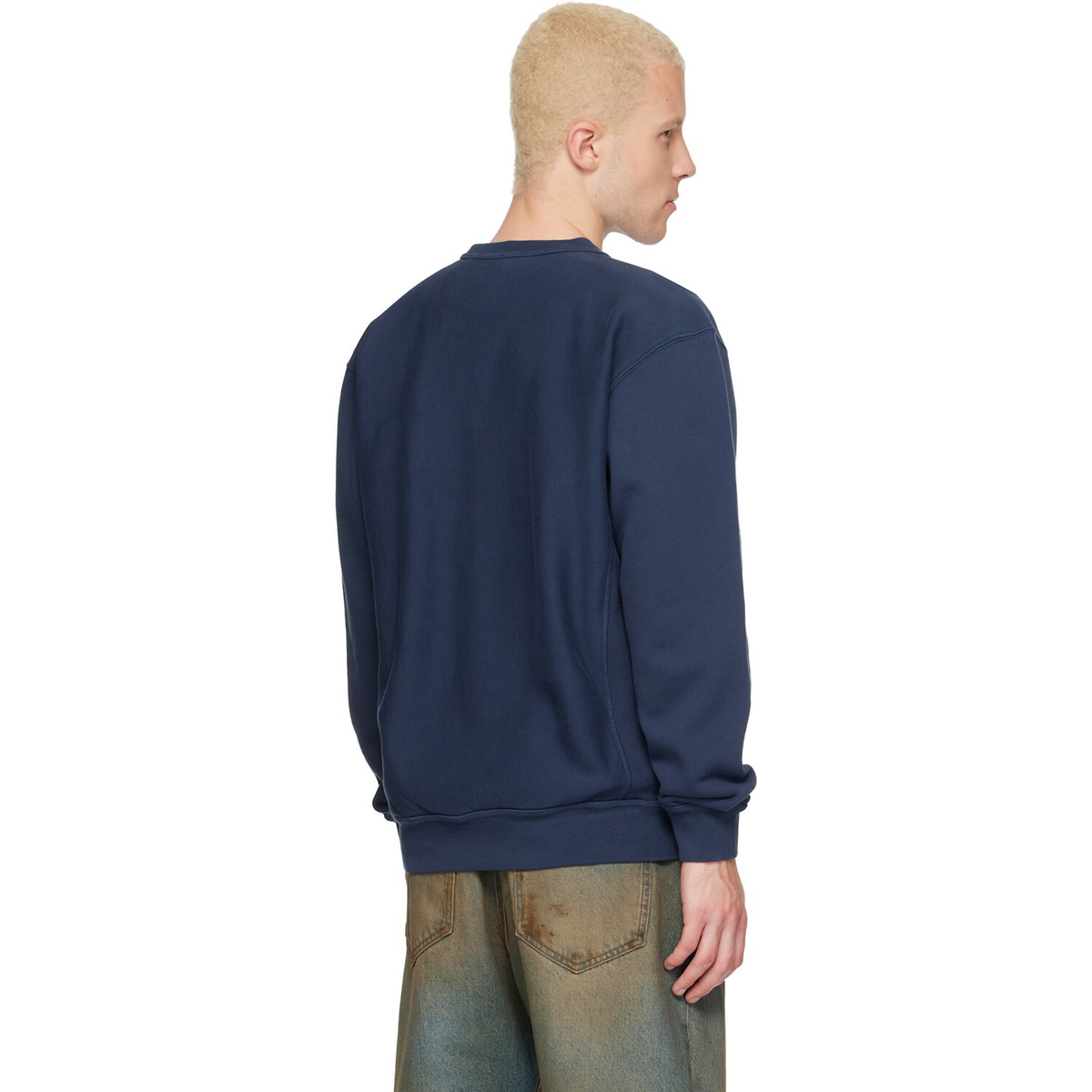 Kenzo Navy Kenzo Paris 'KENZO Tulip' Embroidered Sweatshirt