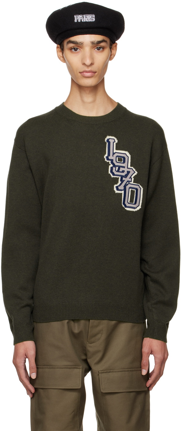 【送料&関税込】Kenzo Varsity Sweatshirt Kenzo Varsity Jungle logo-embroidered Cotton Sweatshirt