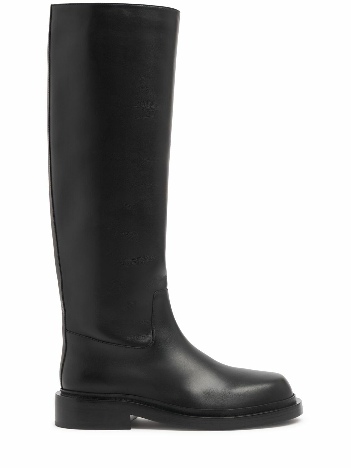 Jil Sander - Cut-out knee-high leather boots Jil Sander