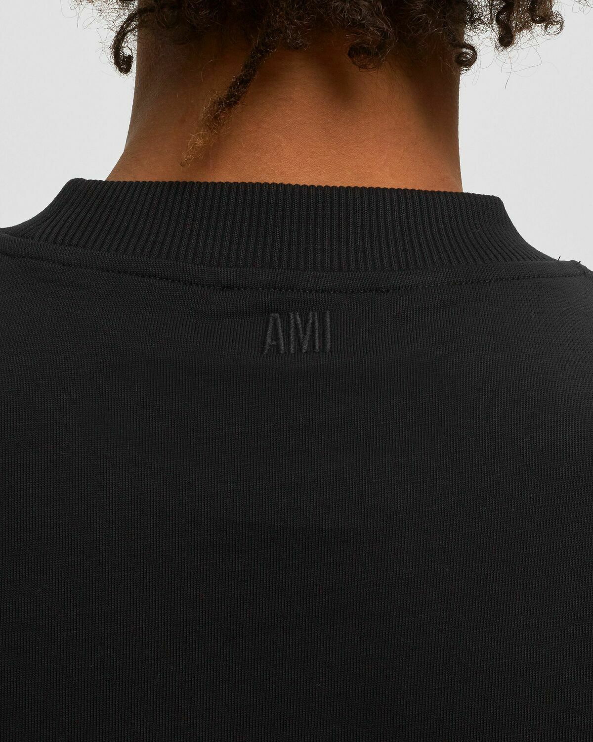 Ami Paris Ami De Coeur Longsleeve T Shirt Black Longsleeves AMI