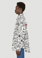 x Keith Haring Overall Print Shirt in White