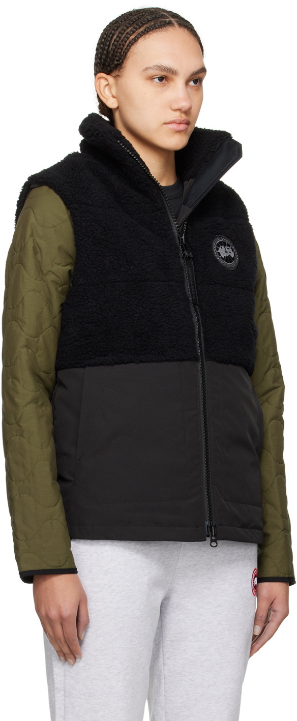 Canada Goose Black Elora Down Vest Canada Goose