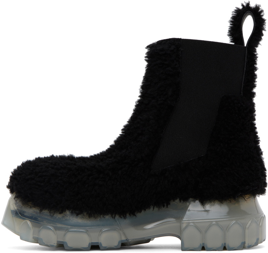 Rick Owens Black Beatle Bozo Tractor Boots Rick Owens