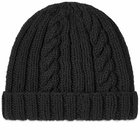 Inverallan Men's Aran Hat in Black