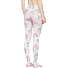 Ashley Williams White Mushroom Tights