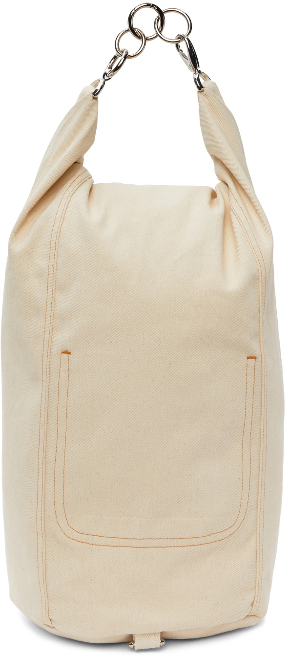 Daniel W. Fletcher Beige Canvas Medium IT Bag