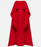 Carolina Herrera Cape silk gown