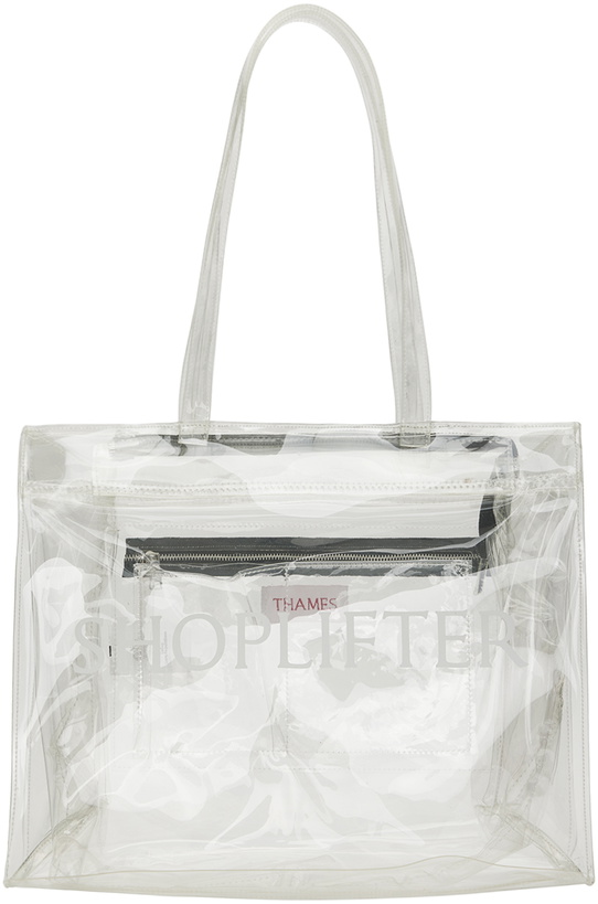 Photo: Thames MMXX. Transparent 'Shoplifter' Tote