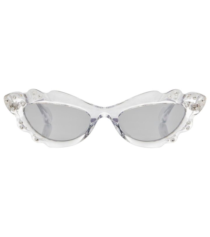 Photo: Aquazzura Palm Babe embellished cat-eye sunglasses