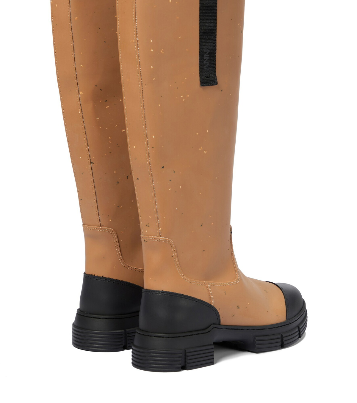 Ganni - Rubber knee-high boots GANNI