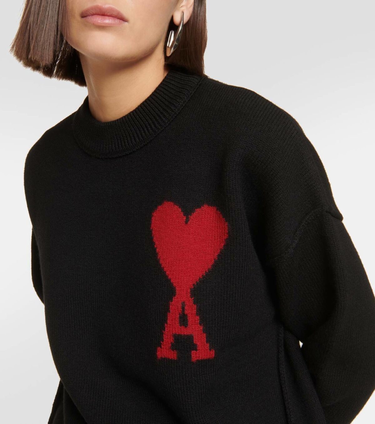 Ami Paris Ami de Cœur wool sweater