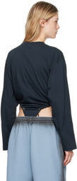 Y/Project Black Pinched Logo Bodysuit