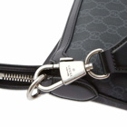 Gucci Men's GG Supreme Shoulder Bag in Black