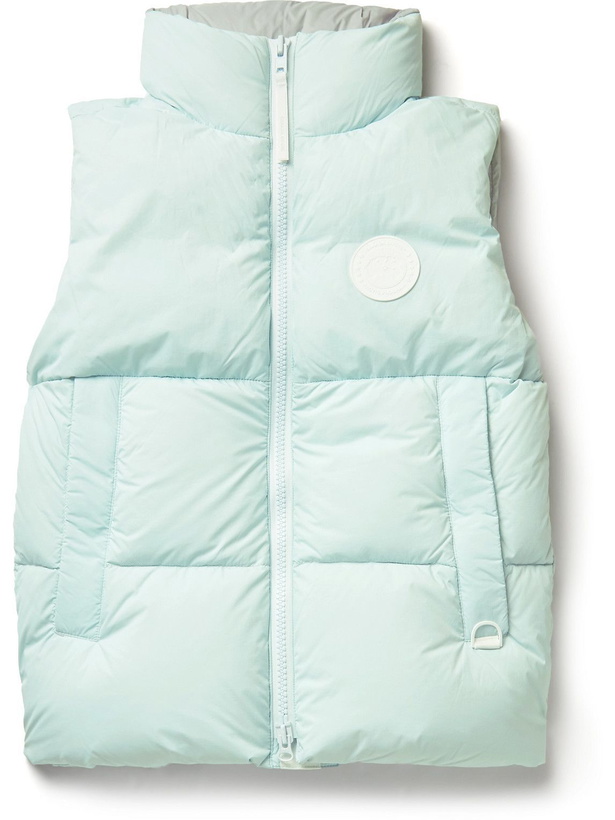 Photo: Canada Goose - Everett Logo-Appliquéd Quilted Shell Down Gilet - Blue