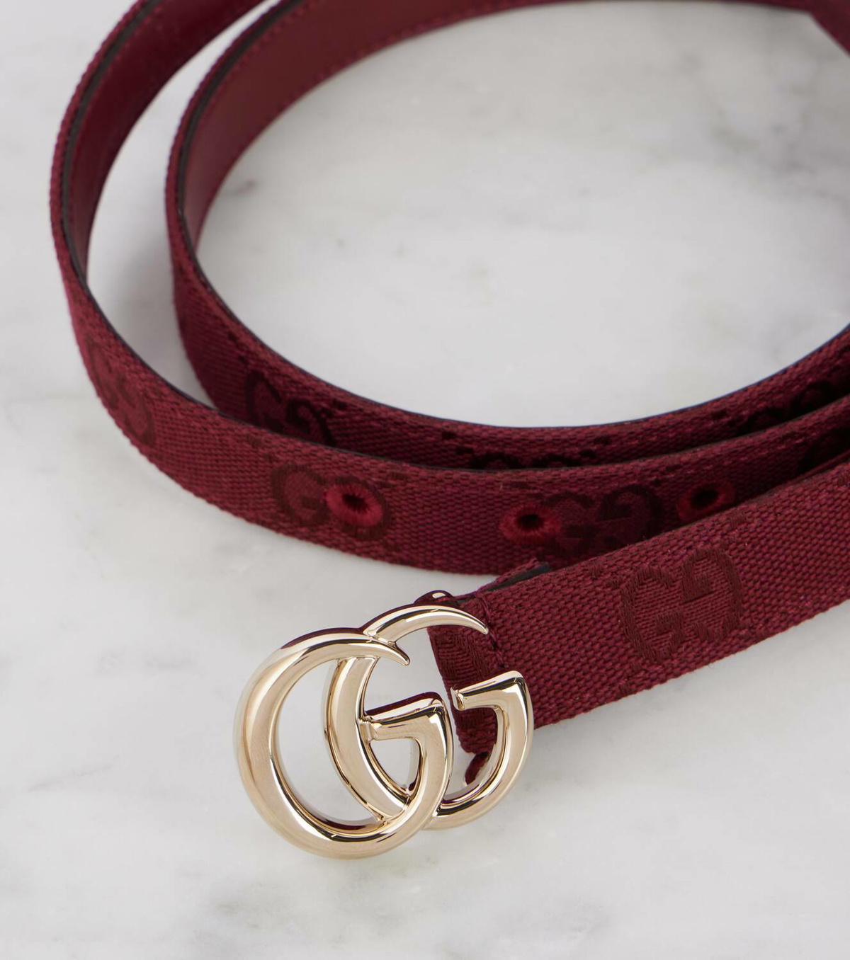 Gucci GG Marmont canvas belt