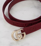 Gucci GG Marmont canvas belt