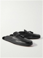 TOM FORD - Winston Full-Grain Leather Tasselled Slippers - Black