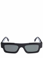 RETROSUPERFUTURE Colpo Black Squared Acetate Sunglasses