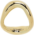 Jil Sander Gold Sculptural Ring