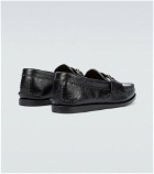 Yuketen - Bit leather loafers