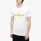 Calvin Klein Men's Seasonal Monologo T-Shirt in Bright White