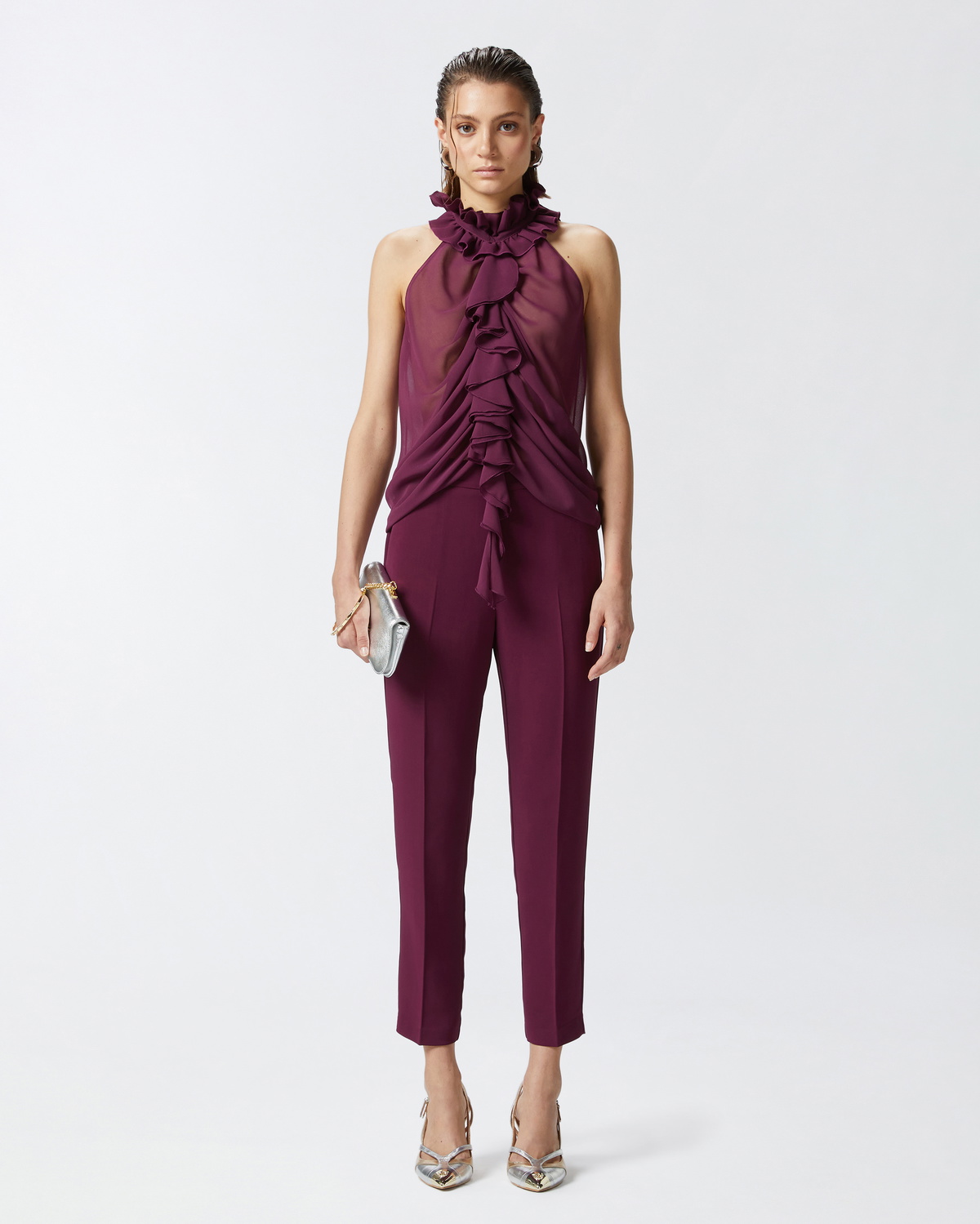 PINKO 売れ筋商品|||ピンコ Tシャツ トップス レディース Tops Purple T-shirt QUENTIN Pinko | Regular Fit | color Violet | Gomez.pl/en