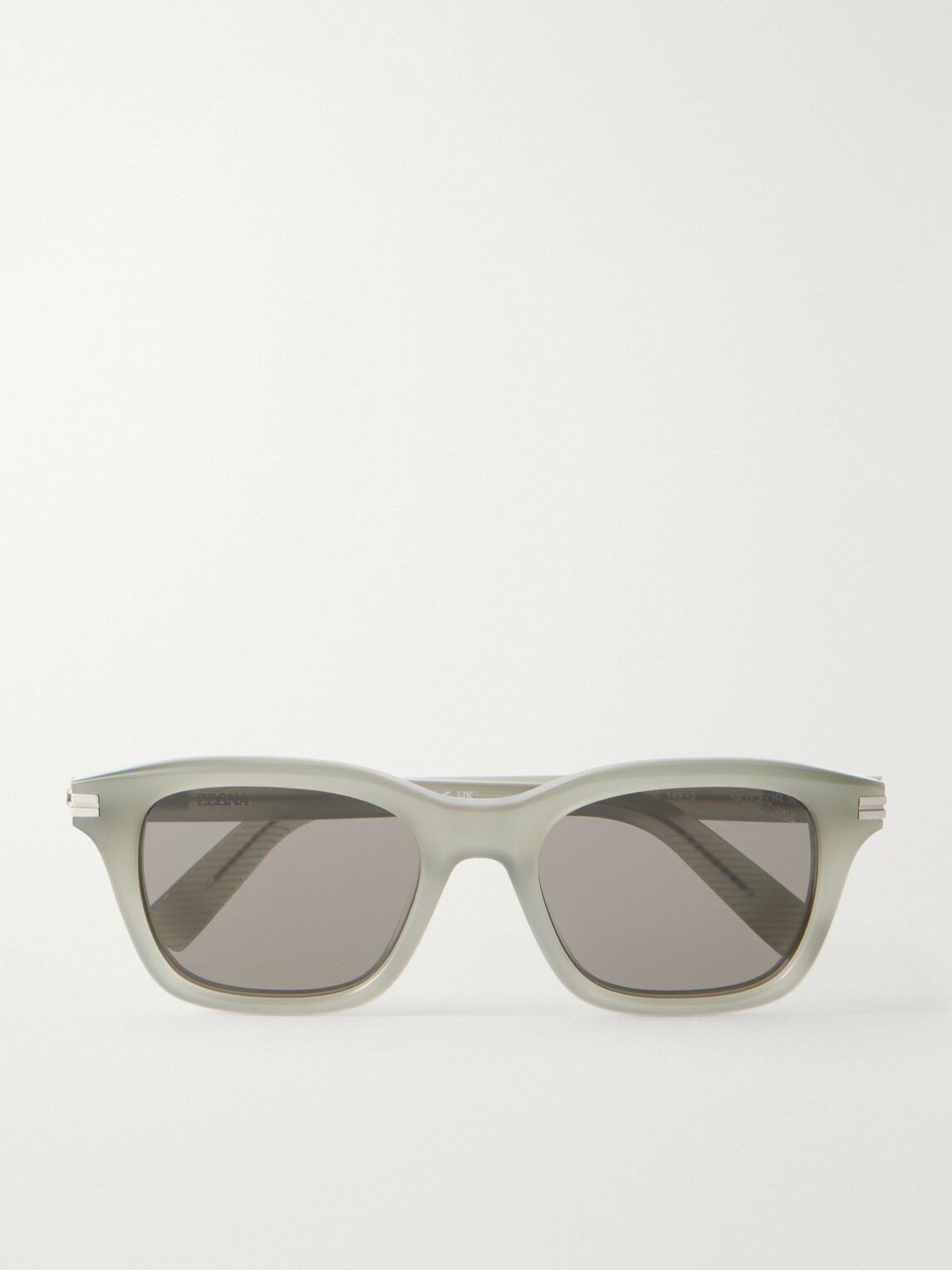 Zegna - Square-Frame Acetate Sunglasses