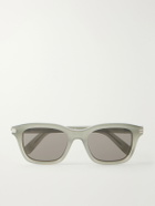 Zegna - Square-Frame Acetate Sunglasses