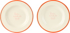 Laetitia Rouget White 'From womb to tomb' Plate Set