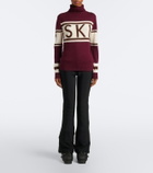 Perfect Moment Schild intarsia wool turtleneck sweater