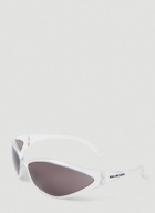 Balenciaga - 90s Oval Sunglasses in Transparent