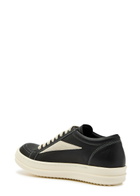 Rick Owens Vintage Panelled Brushed Suede Sneakers Black Other