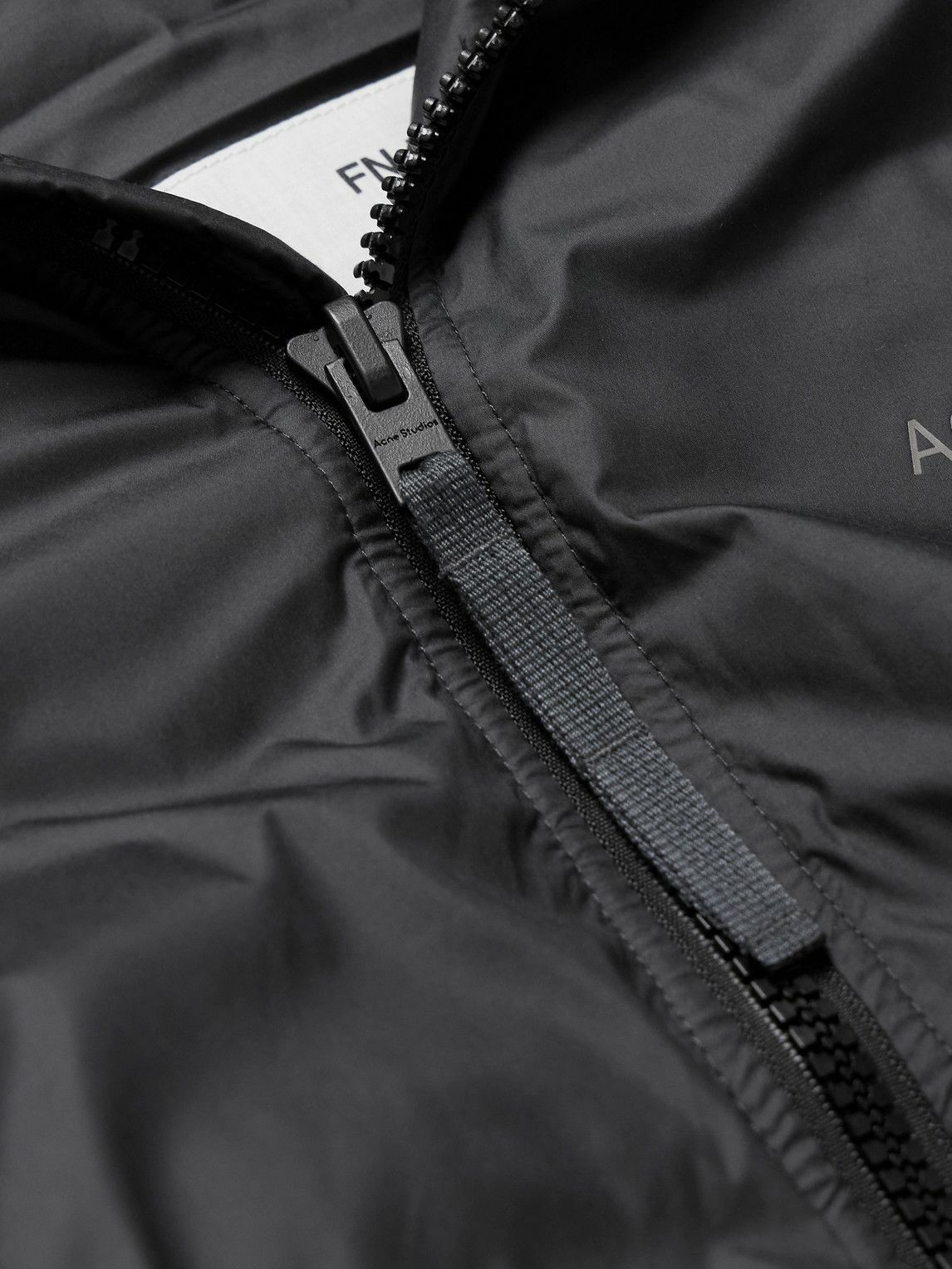 Acne Studios - Oversized Logo-Print Shell Down Jacket - Black