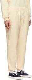 Maison Kitsuné Beige Cotton Lounge Pants