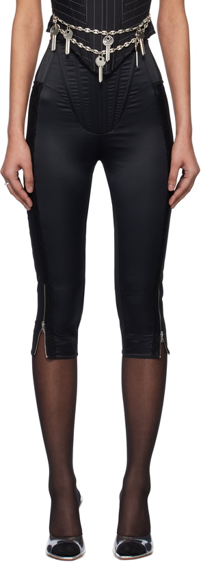 Photo: Dilara Findikoglu Black Regeneration Capri Trousers