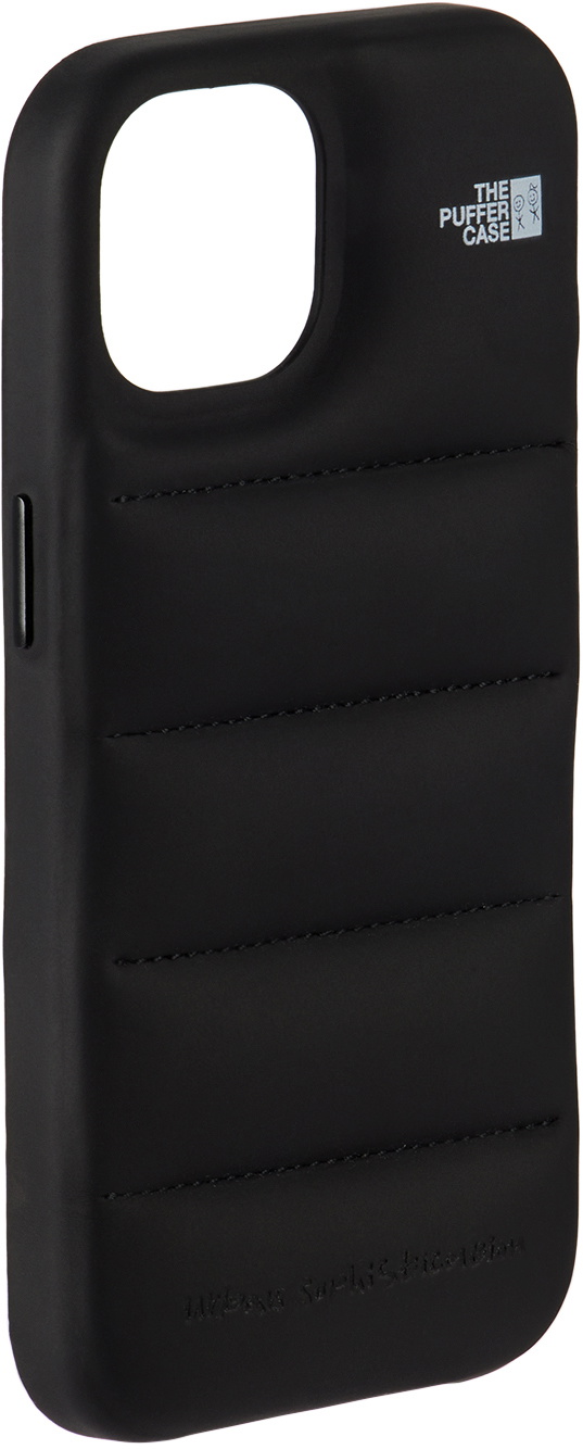 Urban Sophistication Black 'The Puffer' iPhone 15 Case