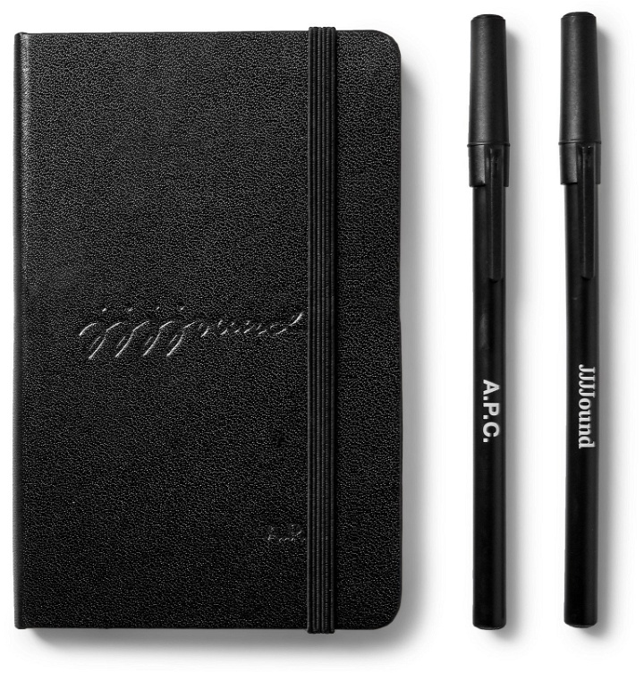 Photo: A.P.C. - JJJJound Notebook and Ballpoint Pen Set - Black
