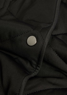 Joseph Penny Quilted Woven Coat Black