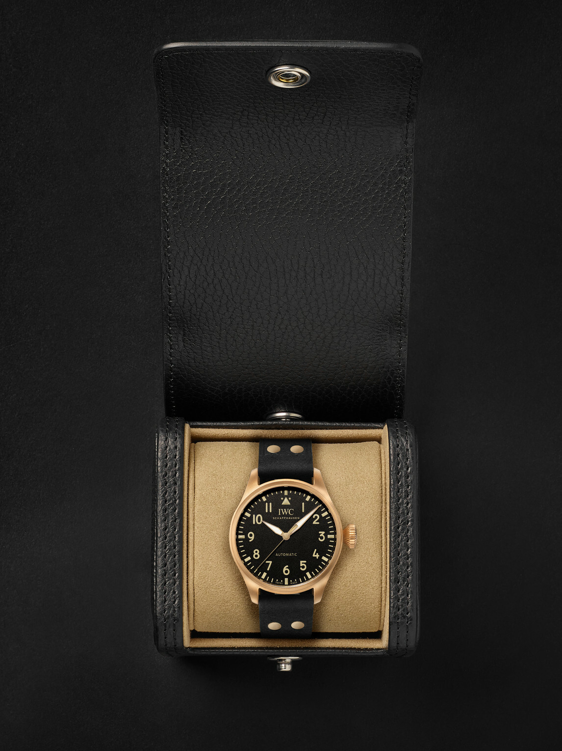 IWC Schaffhausen - Big Pilot's 43 MR PORTER Edition 1 Limited-Edition Automatic Bronze and Alcantara Watch, Ref. IW329703 - Black