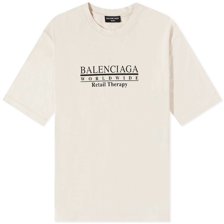 Photo: Balenciaga Worldwide Logo Tee