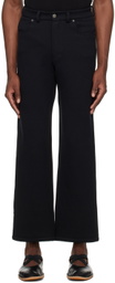 FORMA Black Embroidered Sweatpants