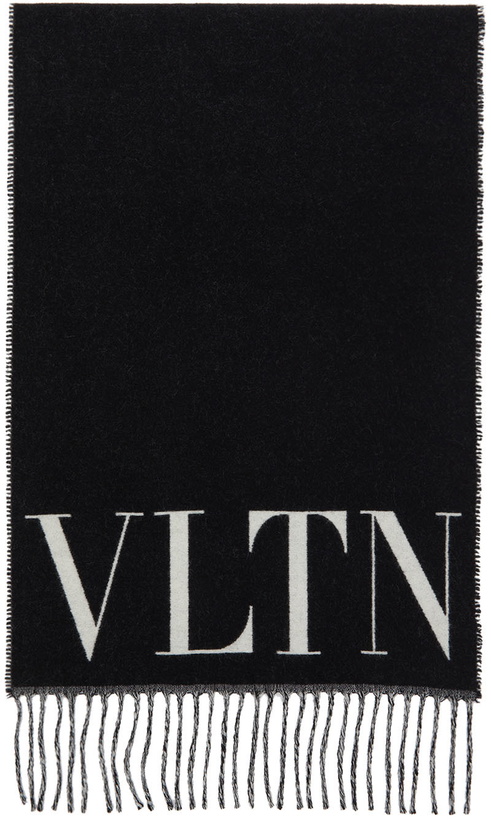 Photo: Valentino Garavani Black VLTN Scarf