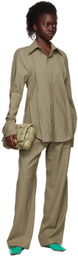 Bianca Saunders Khaki Macho Trousers