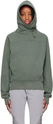 Hyein Seo Gray Button Hoodie